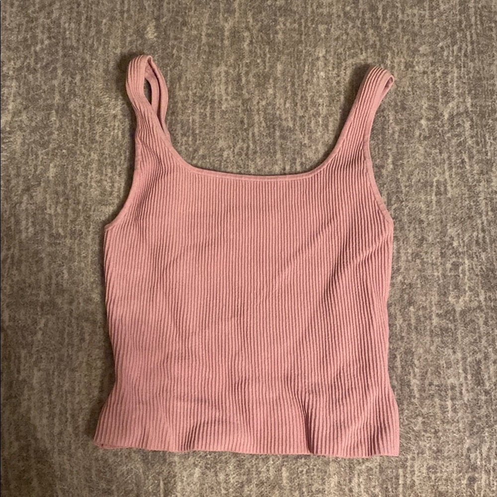 Babaton Ribbed Orchid Tank Top